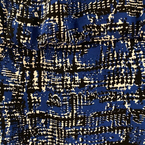 Banana Republic Blue Cocktail Dress with Ruffles - Picture 5 of 8